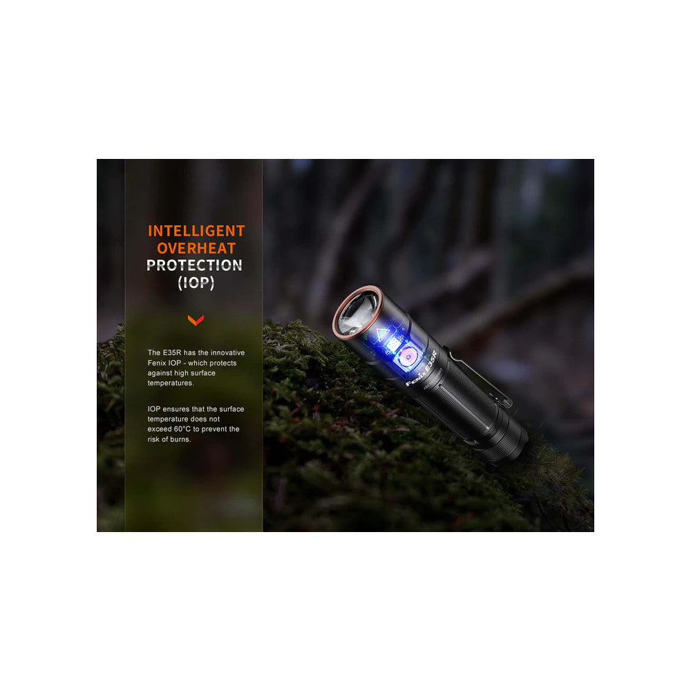 Fenix E35R 3100 Lumen Rechargeable Pocket Flashlight