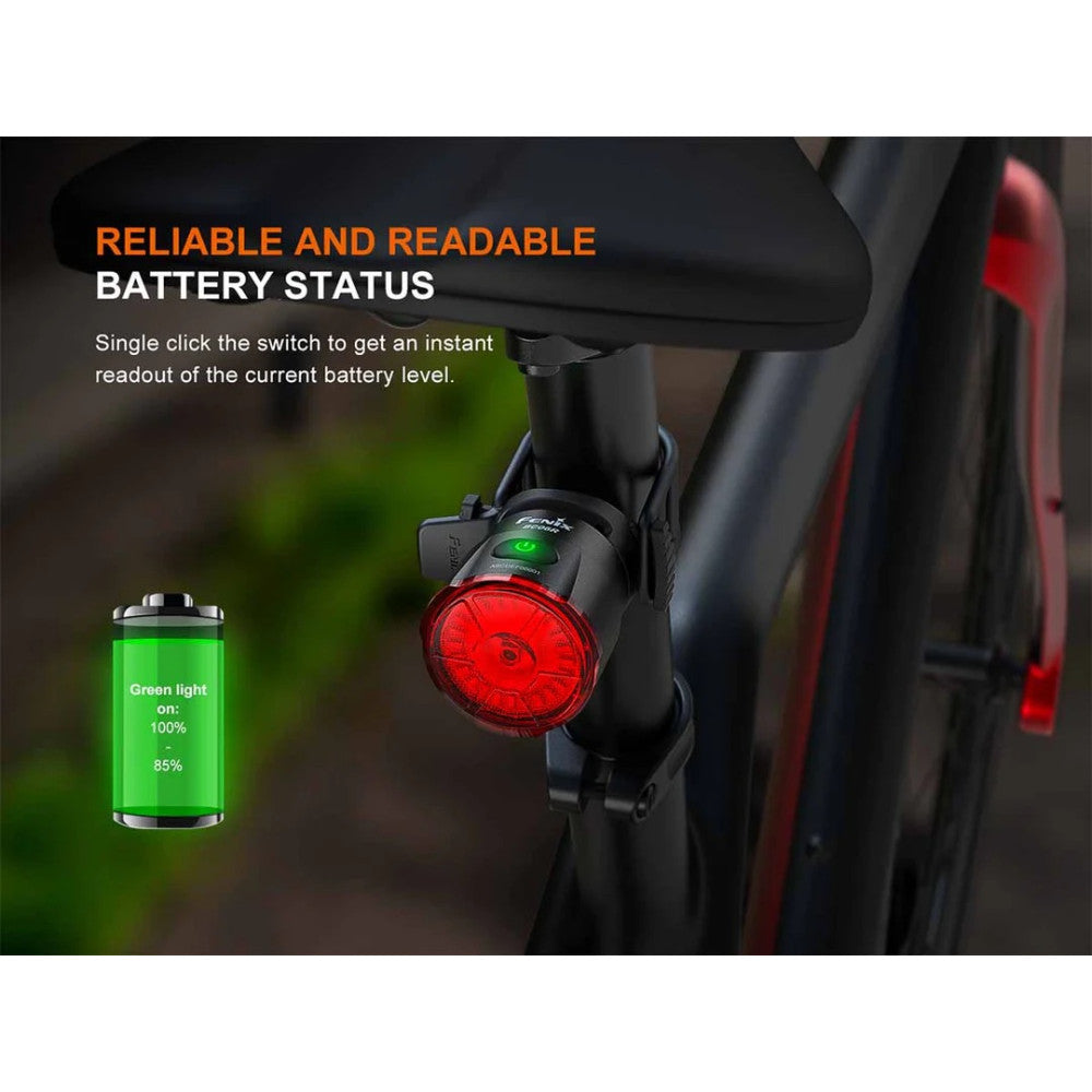 Fenix BC06R Rechargeable Smart Brake-Sensing Bike Tail Light