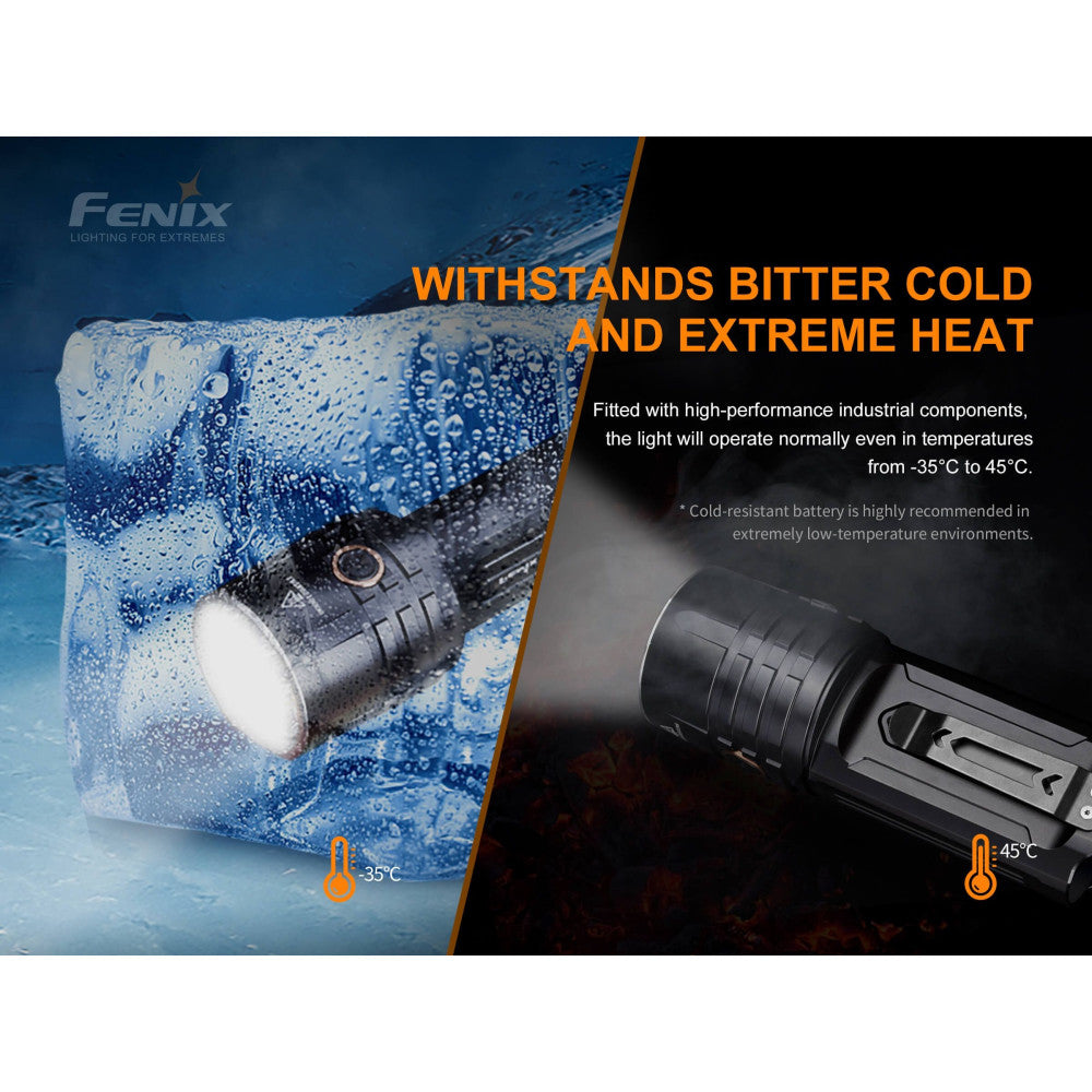 Fenix LR35R 10,000 Lumen Compact USB-C Rechargeable Searchlight - 500 Metres