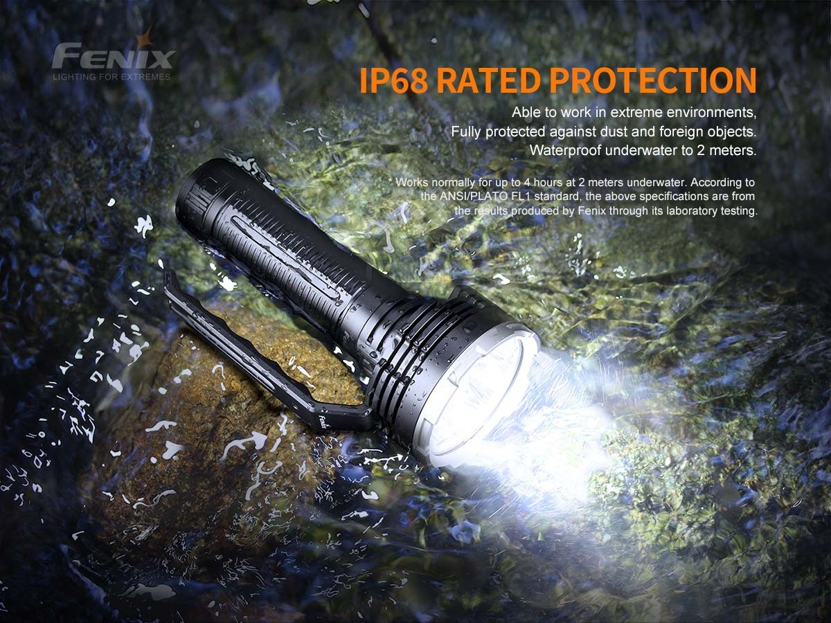 Fenix LR80R 18,000 Lumen USB-C Rechargeable Searchlight - 1130 Metres