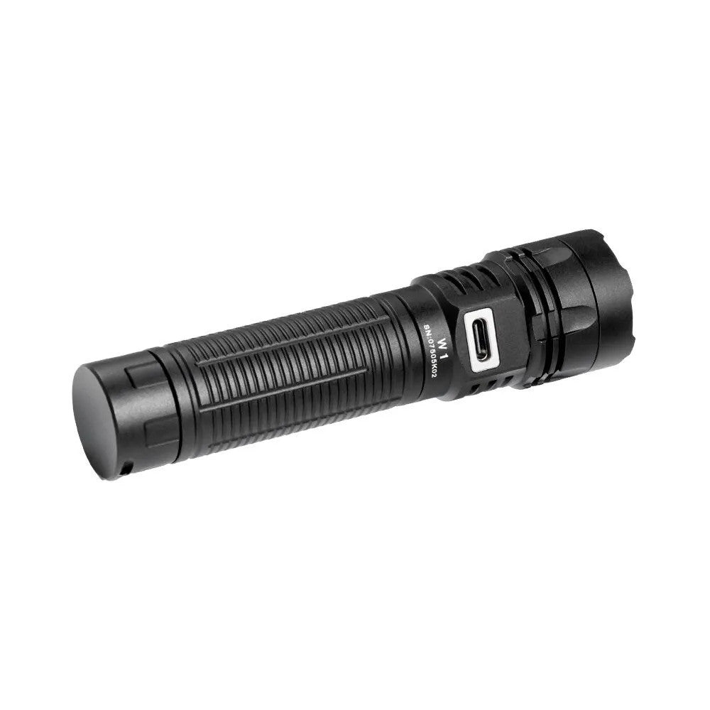 Lumintop W1 300 Lumen Rechargeable Compact Long Throw LEP Flashlight with Red Light - 650m