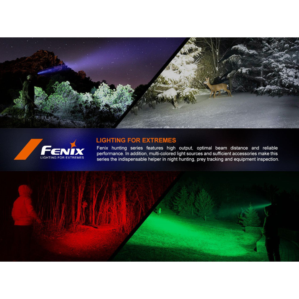 Fenix HT18R 2800 Lumen Hunting Flashlight Kit - 1100 Metres Distance