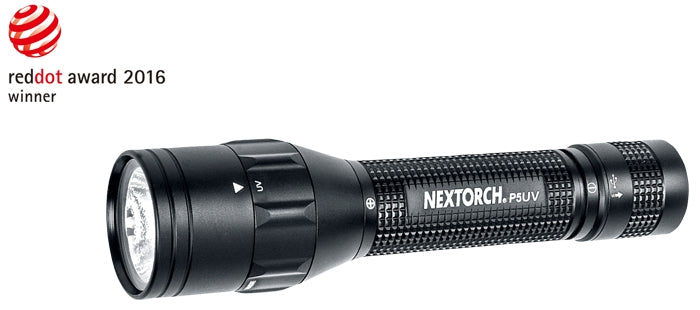 NEXTORCH P5UV Dual Light Flashlight - 800 Lumens and 365nm UV