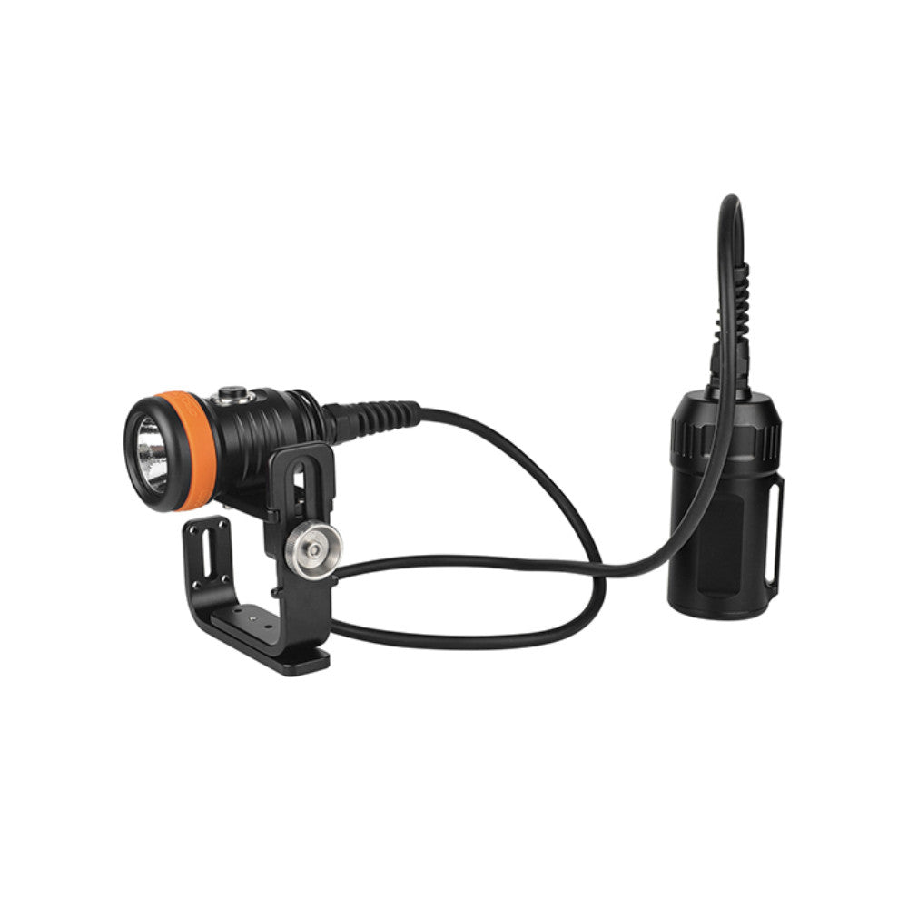 OrcaTorch D620 V2.0 2700 Lumen Canister Diving Light - 260 Metres