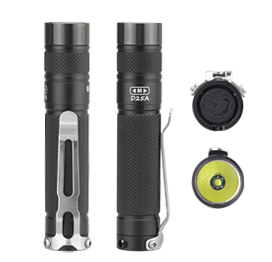 EagleTac D25A Clicky MKII 275 Lumen Nichia 219C 4000K CRI92 LED Flashlight - 69 Metres