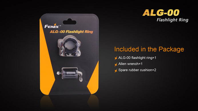 Fenix ALG-00 Picatinny Rail Mount (22.5-26mm Adjustable Diameter)