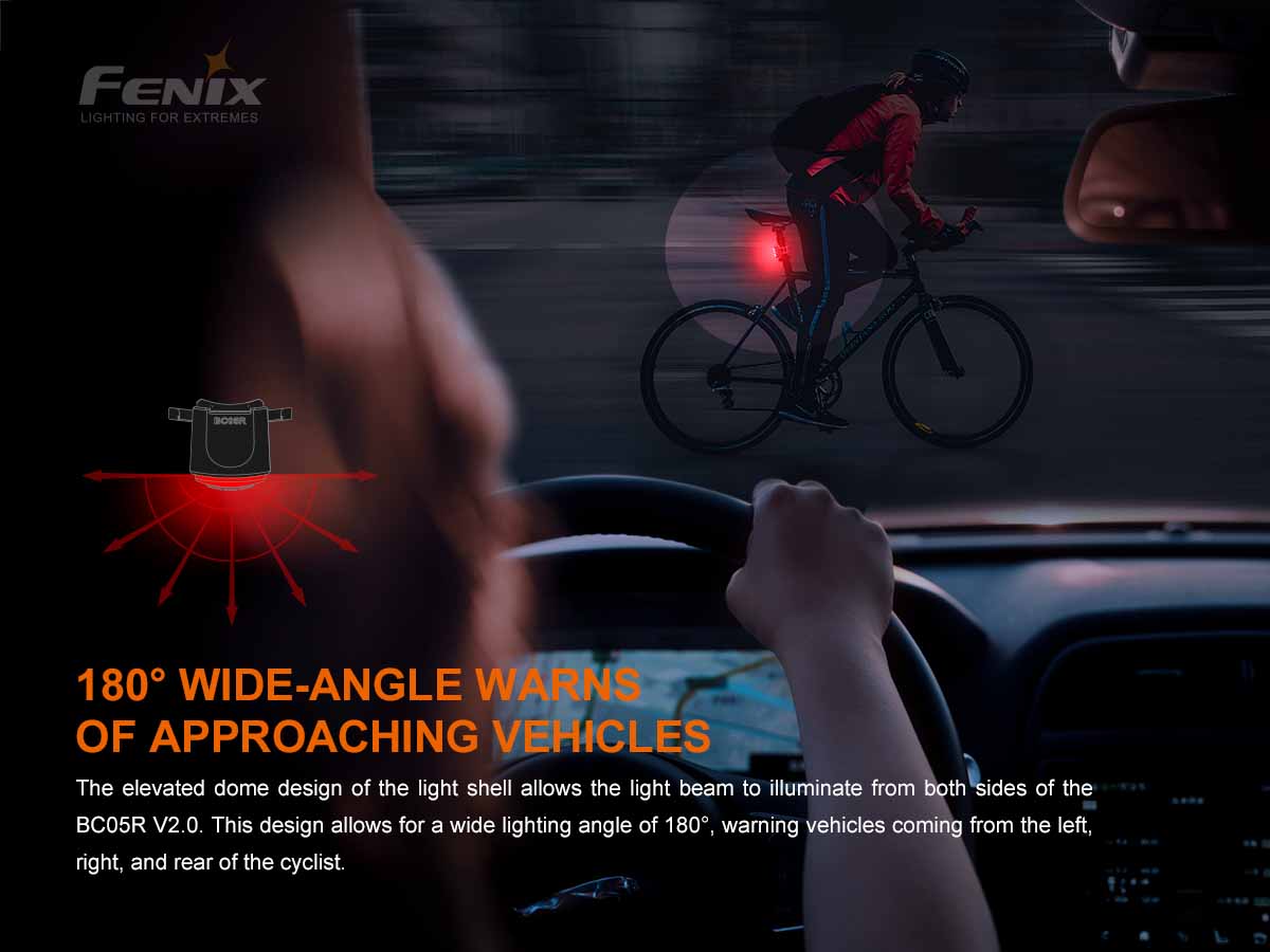 Fenix BC05R V2.0 Rechargeable Bike Tail Light