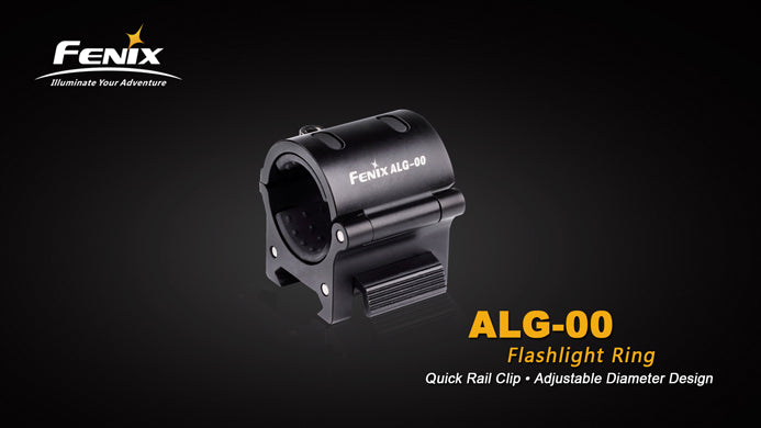 Fenix ALG-00 Picatinny Rail Mount (22.5-26mm Adjustable Diameter)