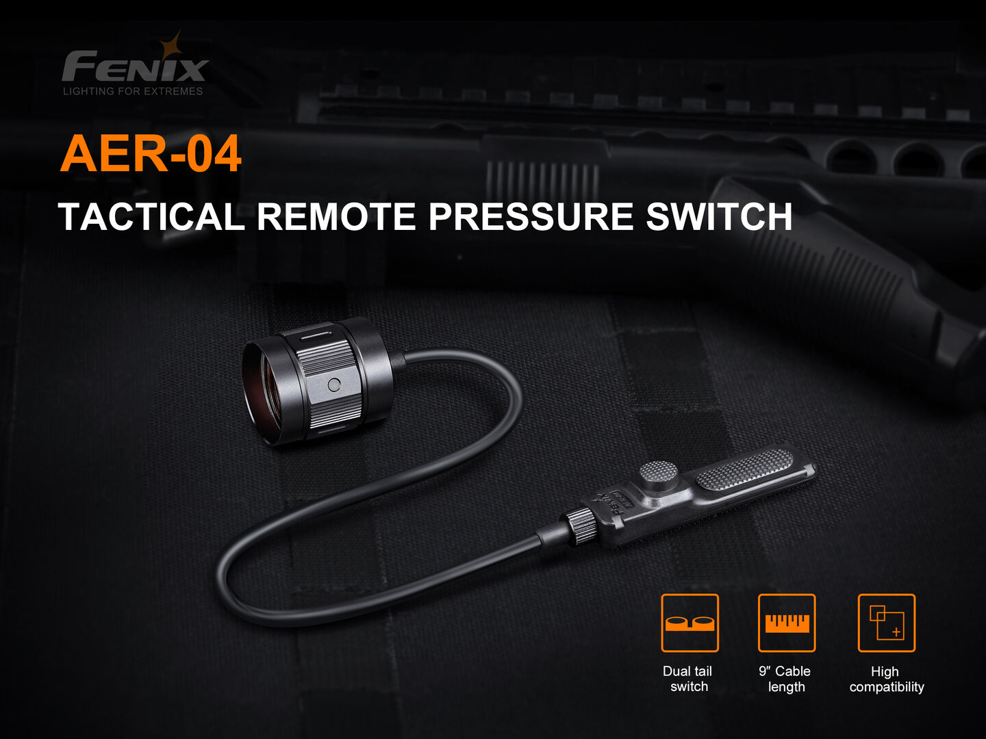 Fenix AER-04 Remote Switch for Fenix HT18R, HT30R, PD36R Pro, TK16 V2.0, and More