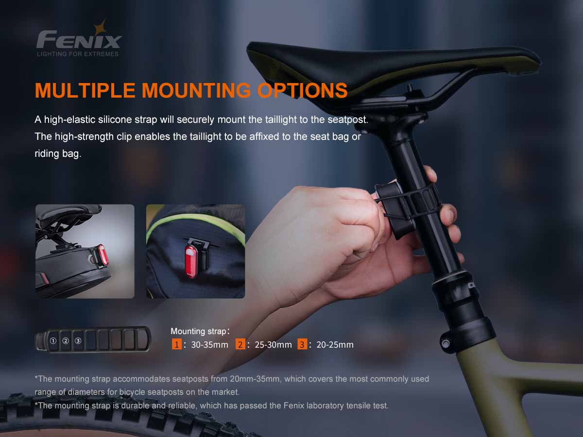 Fenix BC05R V2.0 Rechargeable Bike Tail Light