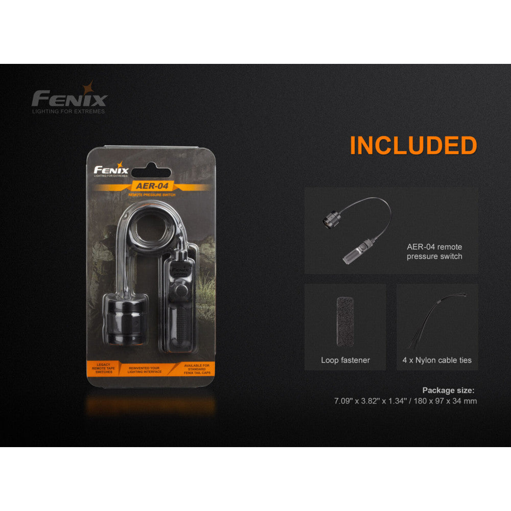 Fenix AER-04 Remote Switch for Fenix HT18R, HT30R, PD36R Pro, TK16 V2.0, and More